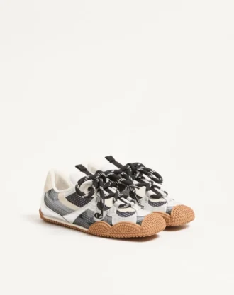 Amphibia Sneaker από καουτσούκ δέρμα μοσχαριού και πλαστικοποιημένο νάπα