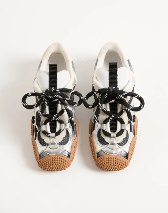 Amphibia Sneaker από καουτσούκ δέρμα μοσχαριού και πλαστικοποιημένο νάπα Amphibia Sneaker από καουτσούκ δέρμα μοσχαριού και πλαστικοποιημένο νάπα