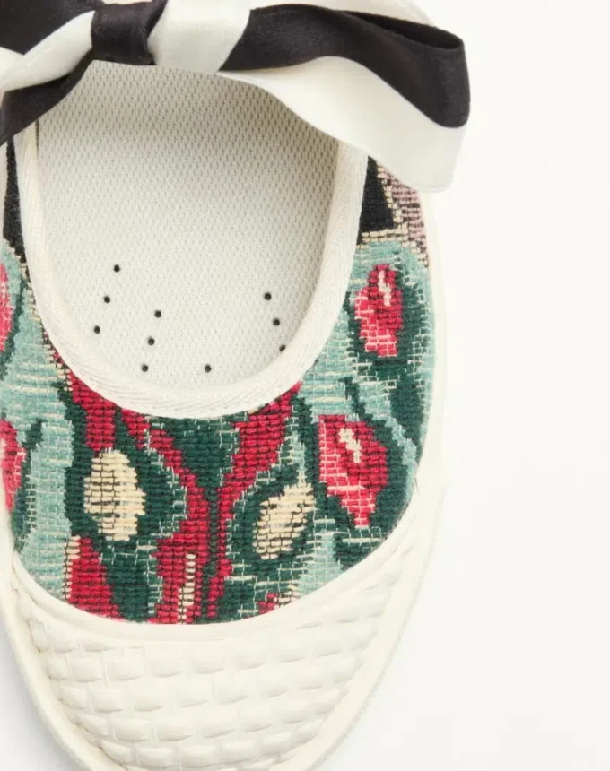 Ballerina Bay By Bay Sneaker από ύφασμα Jacquard με κεντημένα λουλούδια Ballerina Bay By Bay Sneaker από ύφασμα Jacquard με κεντημένα λουλούδια