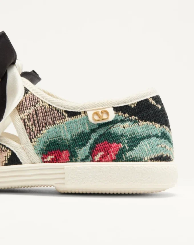 Ballerina Bay By Bay Sneaker από ύφασμα Jacquard με κεντημένα λουλούδια Ballerina Bay By Bay Sneaker από ύφασμα Jacquard με κεντημένα λουλούδια