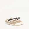 Bay By Bay Ballerina Sneakers από γυαλιστερό ύφασμα