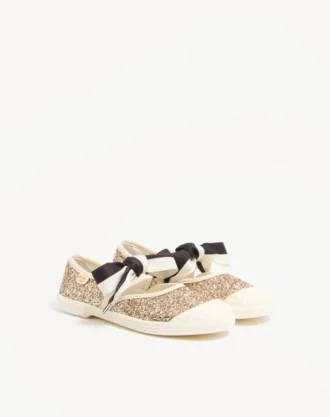 Bay By Bay Ballerina Sneakers από γυαλιστερό ύφασμα