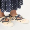 Bay By Bay Ballerina Sneakers σε ύφασμα Papier Floral Bay By Bay Ballerina Sneakers σε ύφασμα Papier Floral