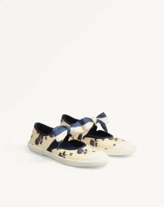 Bay By Bay Ballerina Sneakers σε ύφασμα Papier Floral