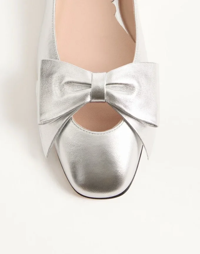 Bowow Ballerina από πλαστικοποιημένο δέρμα Nappa Bowow Ballerina από πλαστικοποιημένο δέρμα Nappa