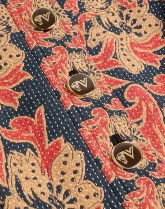 Caban σε Apres L’Hiver Quilted Floral Jacquard