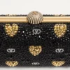 Carry Secrets Minaudiere με μοτίβο Cour De Cœur από στρας