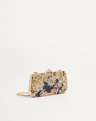Carry Secrets Minaudiere με στρας Apres L’Hiver Motif