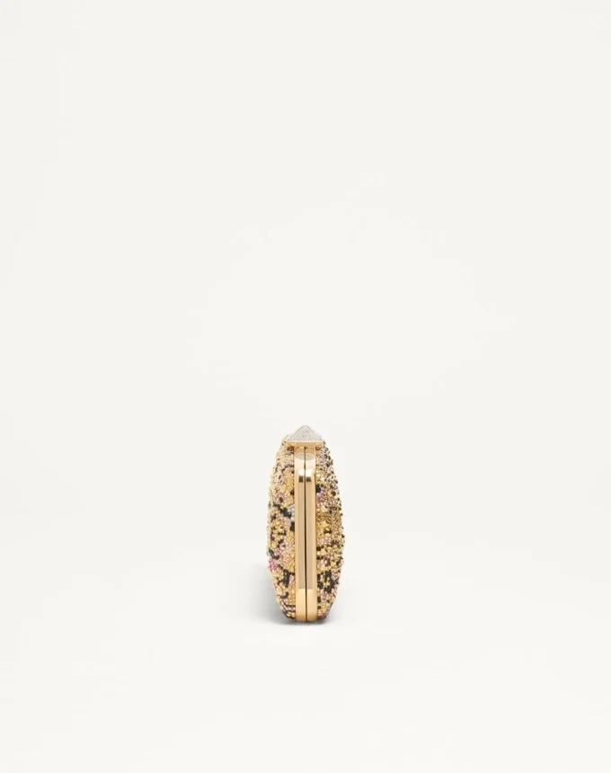 Carry Secrets Minaudiere με στρας Apres L’Hiver Motif