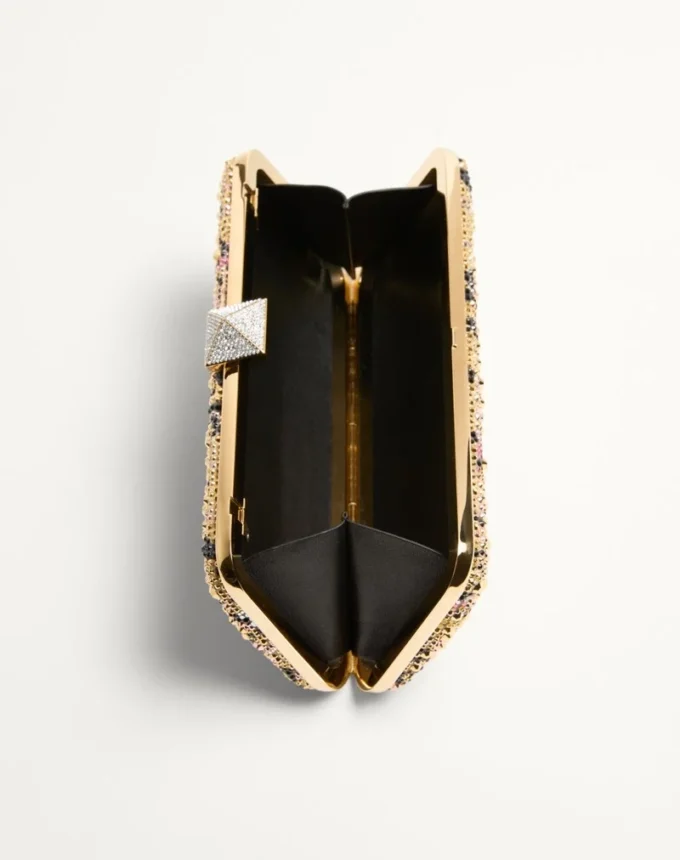 Carry Secrets Minaudiere με στρας Apres L’Hiver Motif