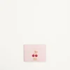 Cherryfic Cardholder από κοκκώδες δέρμα μοσχαριού