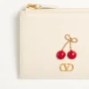 Cherryfic Cardholder από κοκκώδες δέρμα μοσχαριού