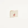 Cherryfic Cardholder από κοκκώδες δέρμα μοσχαριού