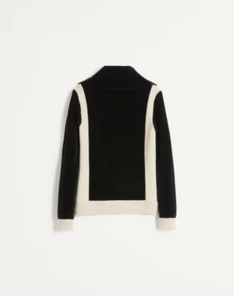 Chez Valentino Φούτερ με ζιπ και μπάλωμα