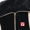 Chez Valentino Φούτερ με ζιπ και μπάλωμα