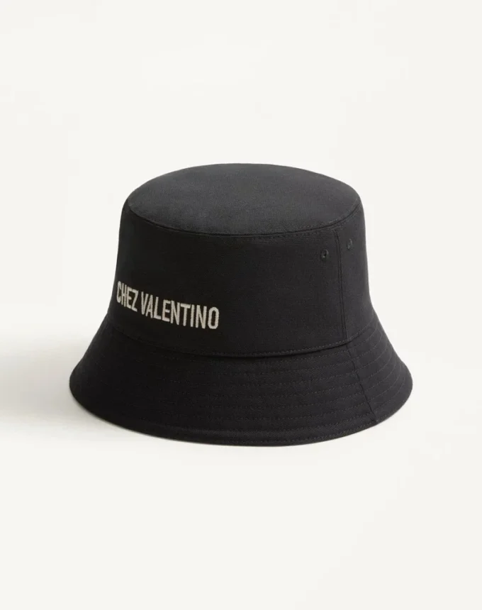Chez Valentino Καπέλο από βαμβάκι με κεντήματα