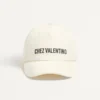 Chez Valentino Καπέλο μπέιζμπολ από βαμβάκι με κέντημα
