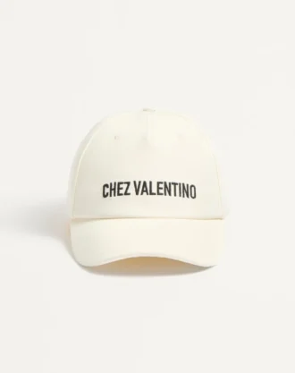Chez Valentino Καπέλο μπέιζμπολ από βαμβάκι με κέντημα Chez Valentino Καπέλο μπέιζμπολ από βαμβάκι με κέντημα