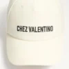 Chez Valentino Καπέλο μπέιζμπολ από βαμβάκι με κέντημα