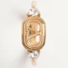 Δαχτυλίδι Ovalette από μέταλλο και κρύσταλλα Swarovski®