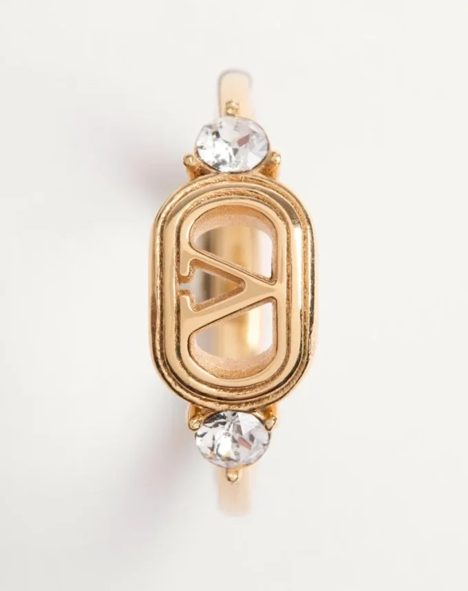 Δαχτυλίδι Ovalette από μέταλλο και κρύσταλλα Swarovski®