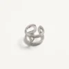 Δαχτυλίδι Ovalette από μέταλλο και κρύσταλλο Swarovski®