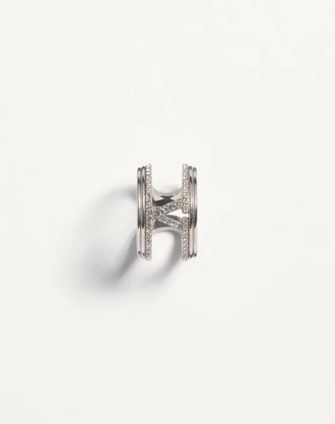 Δαχτυλίδι Ovalette από μέταλλο και κρύσταλλο Swarovski®