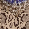 Φόρεμα από κασμίρ με animal print και φτερά Φόρεμα από κασμίρ με animal print και φτερά
