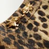 Φούστα από μάλλινο ύφασμα με τύπωμα Jaguar Spots Φούστα από μάλλινο ύφασμα με τύπωμα Jaguar Spots