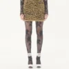 Φούστα από πλεκτό Lurex με ζακάρ animal print Φούστα από πλεκτό Lurex με ζακάρ animal print