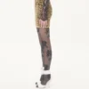 Φούστα από πλεκτό Lurex με ζακάρ animal print Φούστα από πλεκτό Lurex με ζακάρ animal print