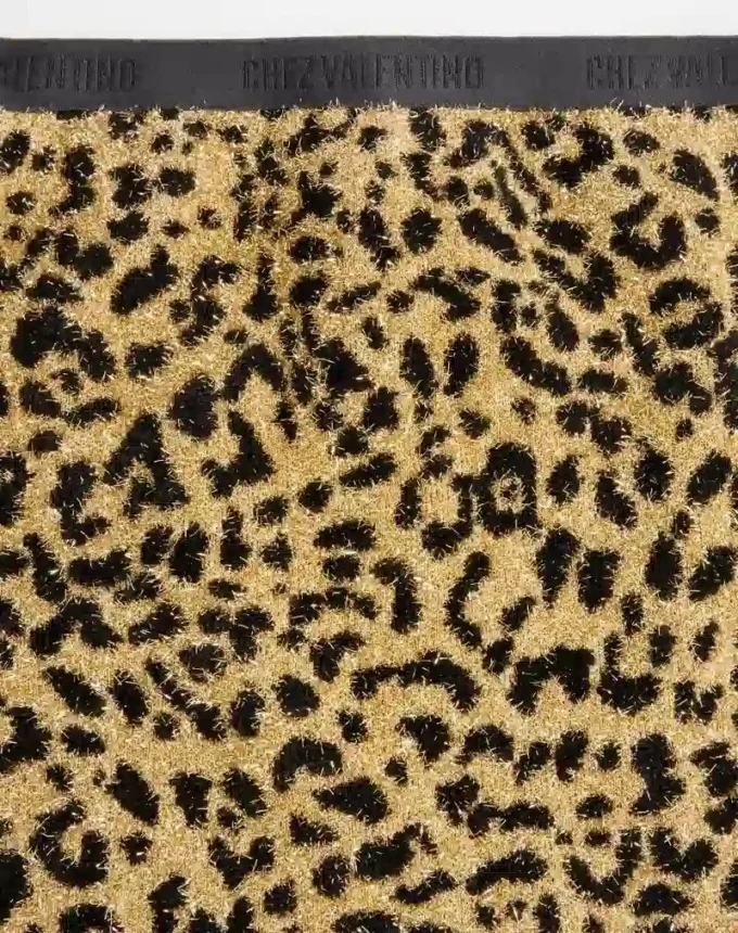 Φούστα από πλεκτό Lurex με ζακάρ animal print Φούστα από πλεκτό Lurex με ζακάρ animal print