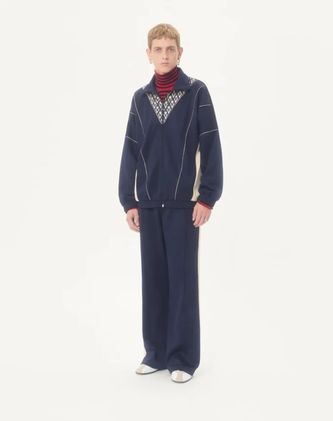 Παντελόνι Valentino από ακετάτη με VLogo Patch