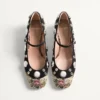 Γόβες Mary-Jane Nellcôte από ύφασμα Papier Floral Jacquard 30 mm Γόβες Mary-Jane Nellcôte από ύφασμα Papier Floral Jacquard 30 mm