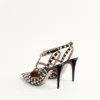 Γόβες Rockstud από ύφασμα Pied-De-Poule 100 mm