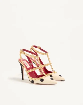Γόβες Rockstud με κεντήματα Plus de Pois 100 mm