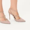 Γόβες Rockstud με λουράκι στον αστράγαλο 100 mm