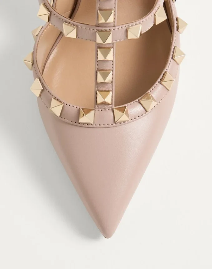 Γόβες Rockstud με λουράκι στον αστράγαλο 100 mm