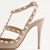 Γόβες Rockstud με λουράκι στον αστράγαλο 100 mm