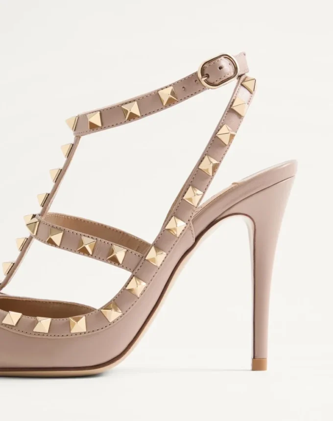 Γόβες Rockstud με λουράκι στον αστράγαλο 100 mm