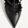 Γόβες Rockstud με λουράκι στον αστράγαλο και καρφιά 100 mm Γόβες Rockstud με λουράκι στον αστράγαλο και καρφιά 100 mm