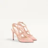 Γόβες Rockstud με λουράκια 100 mm