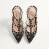 Γόβες Rockstud με λουράκια 100 mm