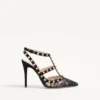 Γόβες Rockstud με λουράκια 100 mm