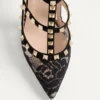 Γόβες Rockstud με λουράκια 100 mm