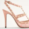 Γόβες Rockstud με λουράκια 100 mm