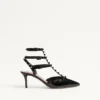 Γόβες Rockstud με λουράκια και καρφιά 65 mm