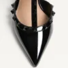 Γόβες Rockstud με λουράκια και καρφιά 65 mm