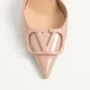 Γόβες Vlogo Signature D’Orsay από βερνικωμένο δέρμα 100 mm Γόβες Vlogo Signature D’Orsay από βερνικωμένο δέρμα 100 mm