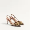 Γόβες Vlogo Signature Slingback με κροσέ κεντήματα 80 mm Γόβες Vlogo Signature Slingback με κροσέ κεντήματα 80 mm